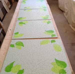 Tiles ready for Floral Artists